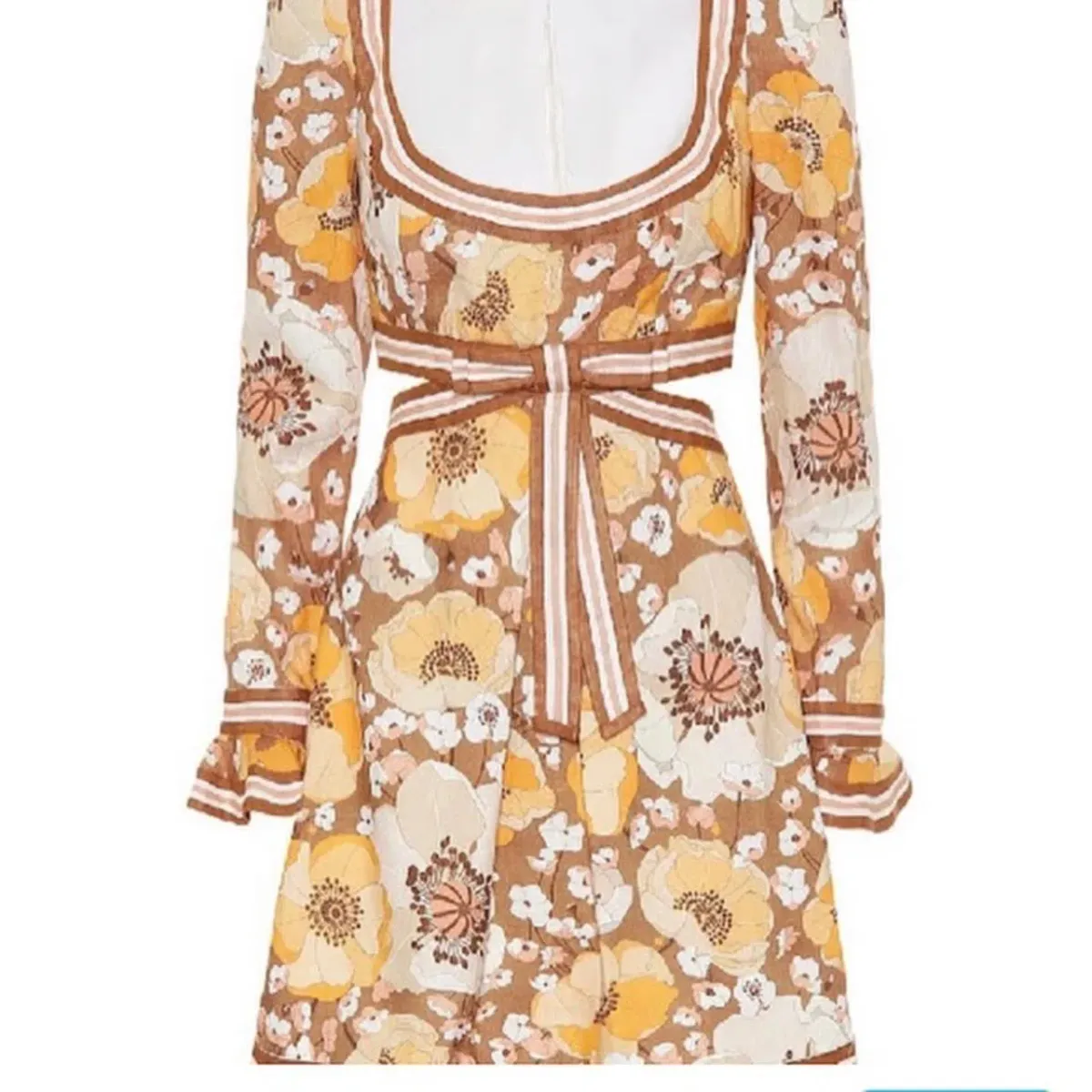 Zimmermann Super Eight Mini Dress Print Size 0 - Image 3