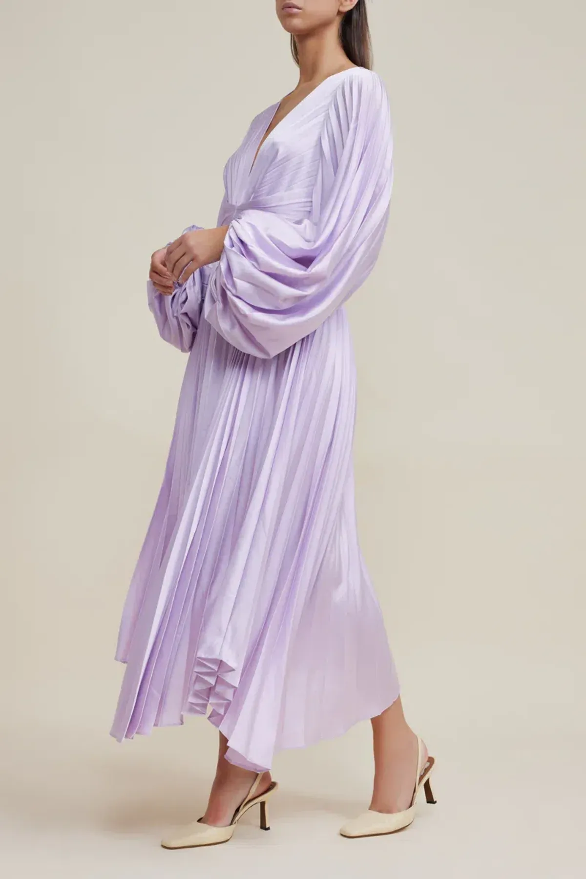 Acler Palms Dress Purple Size 10 - Image 3