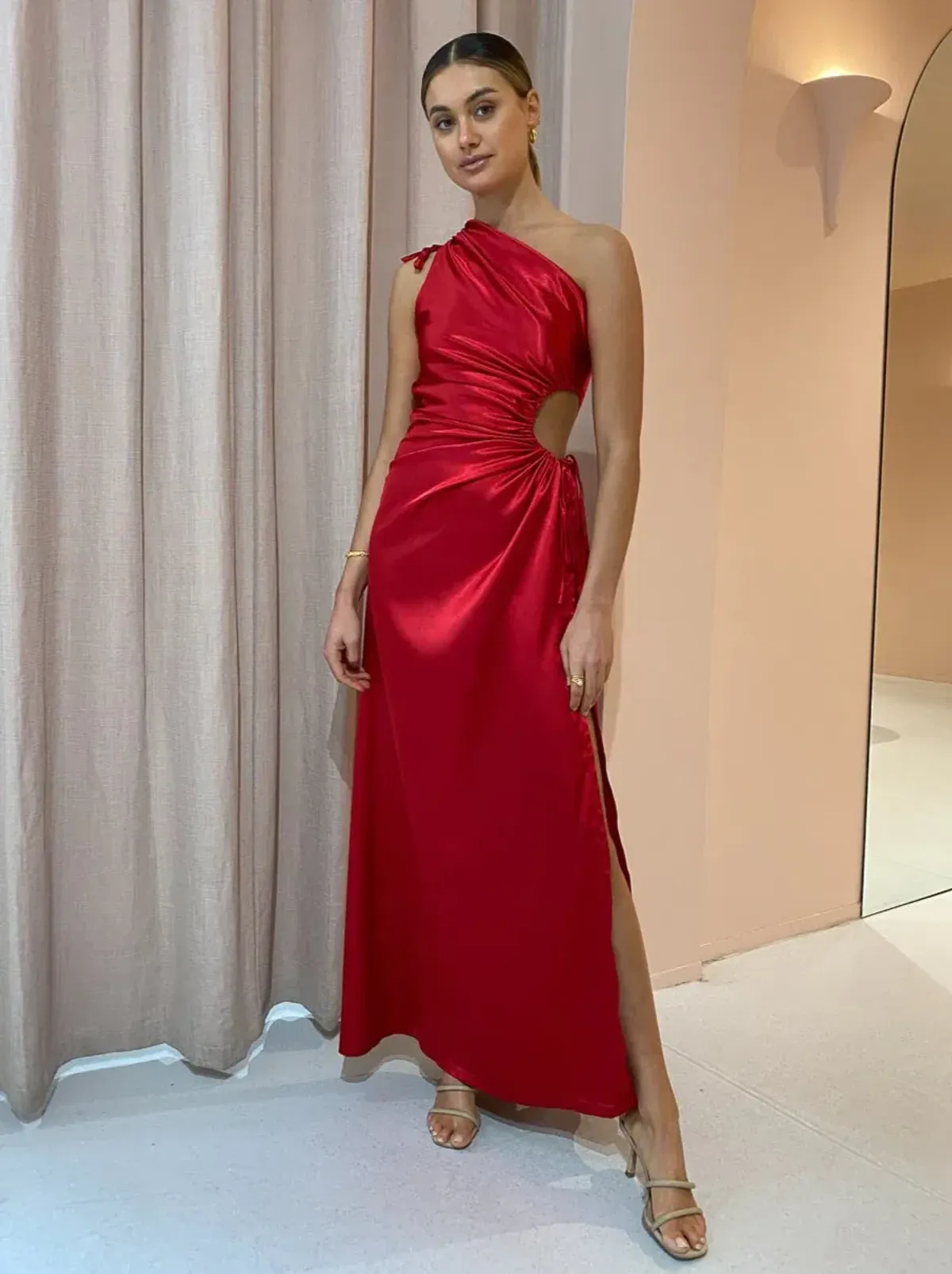 Sonya Moda Nour Maxi Dress Scarlett Red Size 10 - Image 1