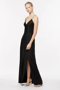 Manning Cartell Facetime Slip Maxi Dress Black Size 10 for rent on The Volte - image 2