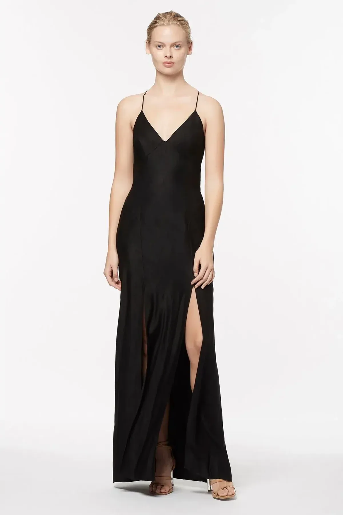 Manning Cartell Facetime Slip Maxi Dress Black Size 10 - Image 1