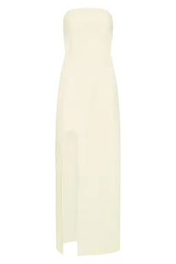 Sir The Label Marco Structured Midi Dress In Lemon Yellow Size 1 / AU 8 for rent on The Volte - image 5