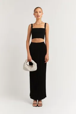 Dissh Ollie Rib Knit Set Black Size 10 for rent on The Volte - image 2