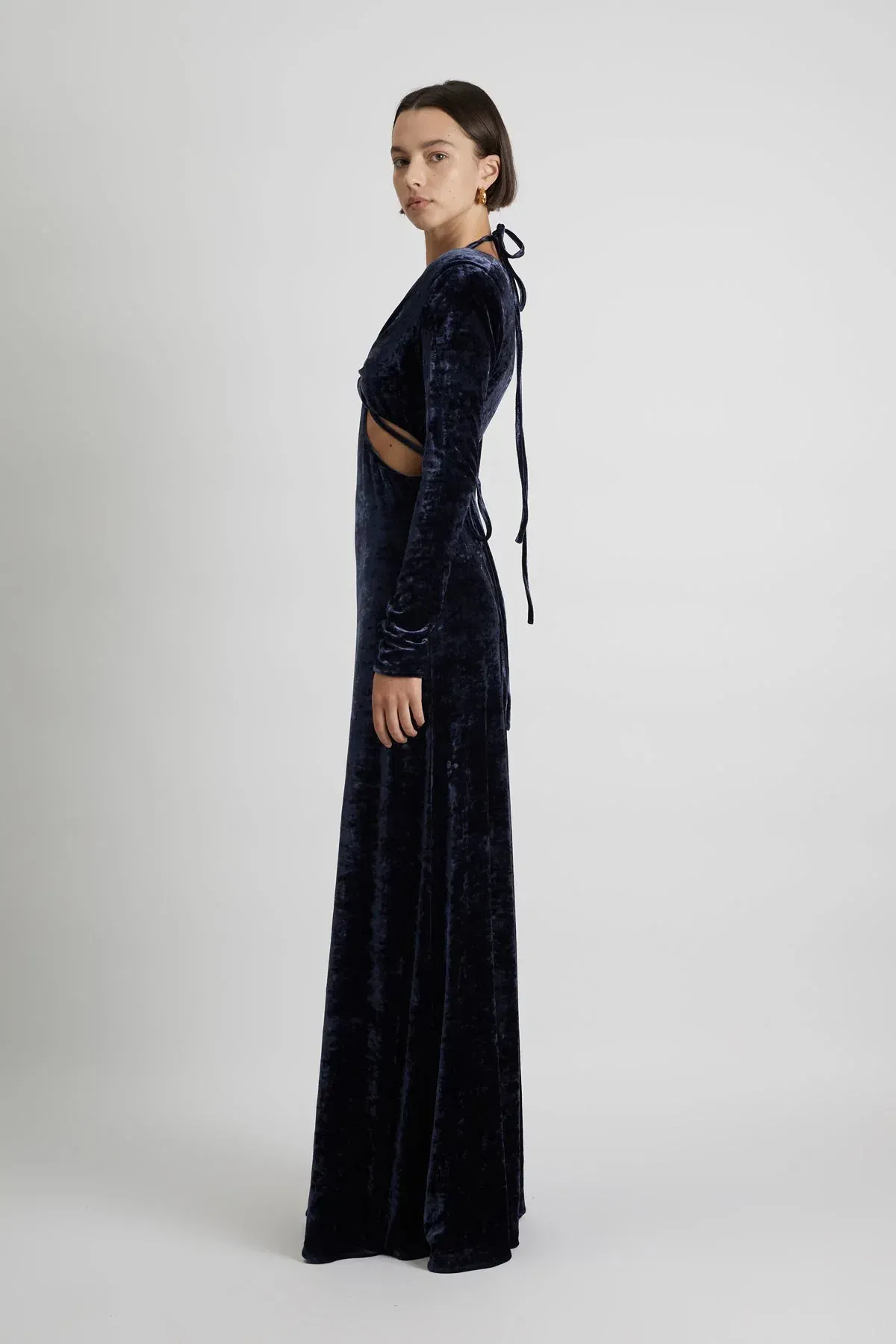 Camilla and Marc Brooks Maxi Dress Navy Size 8 - Image 4