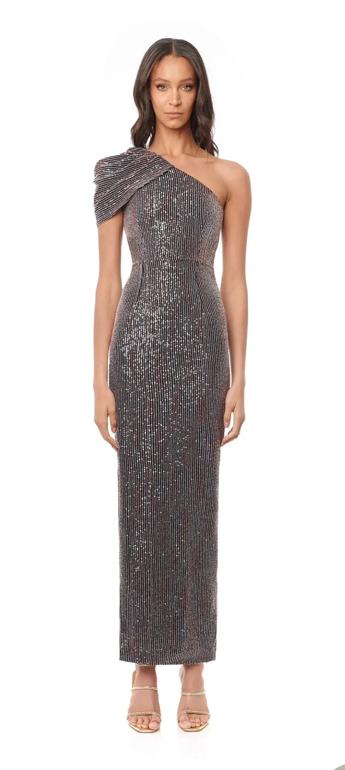 Eliya The Label Allegra Gown Sequin Size M - Image 1