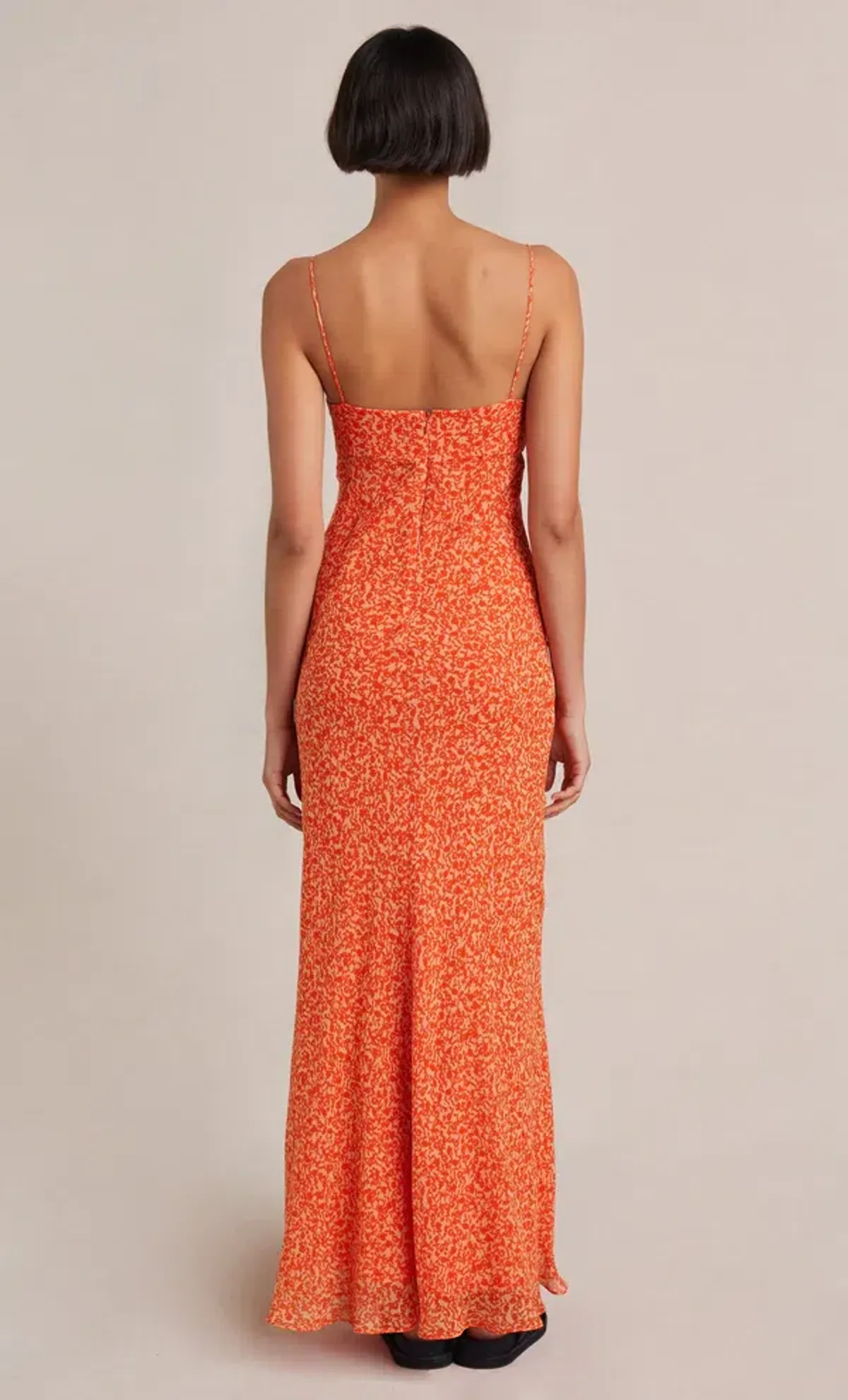 Bec & Bridge Cheri Maxi Dress Orange Size 6 - Image 3