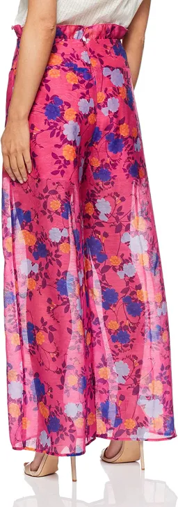 Finders Keepers Visions Floral Wide Leg Pants Print Size XL / AU 12 for rent on The Volte - image 2