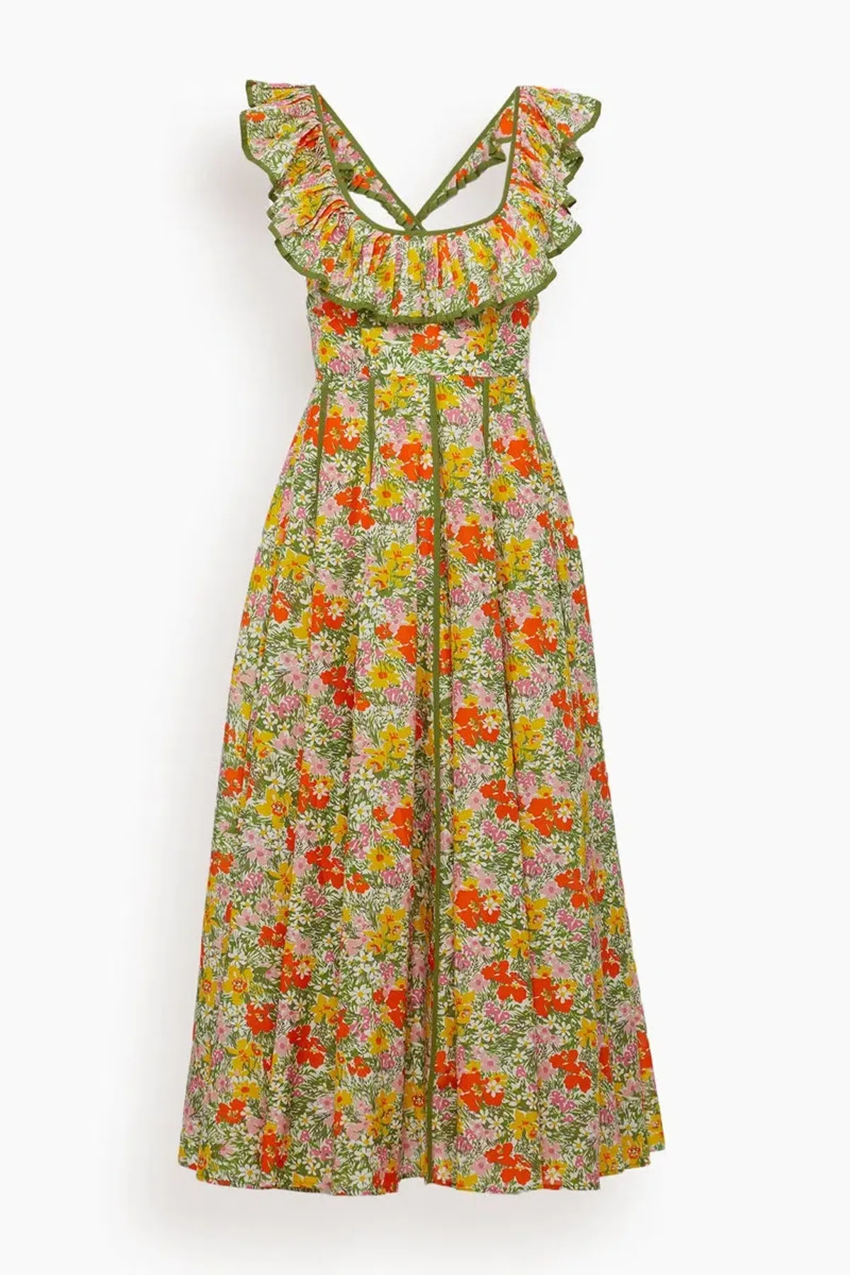 Alemais - Cabana Midi Apron Dress Print - Size 10 - Image 6