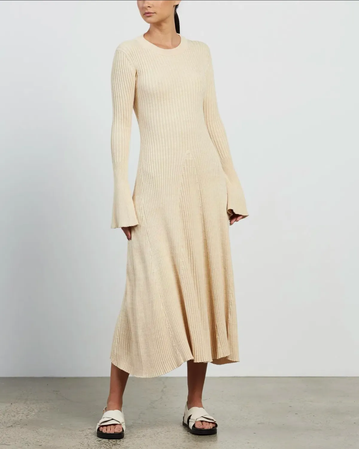 Anna Quan Isla Dress Nude Size 6 - Image 1