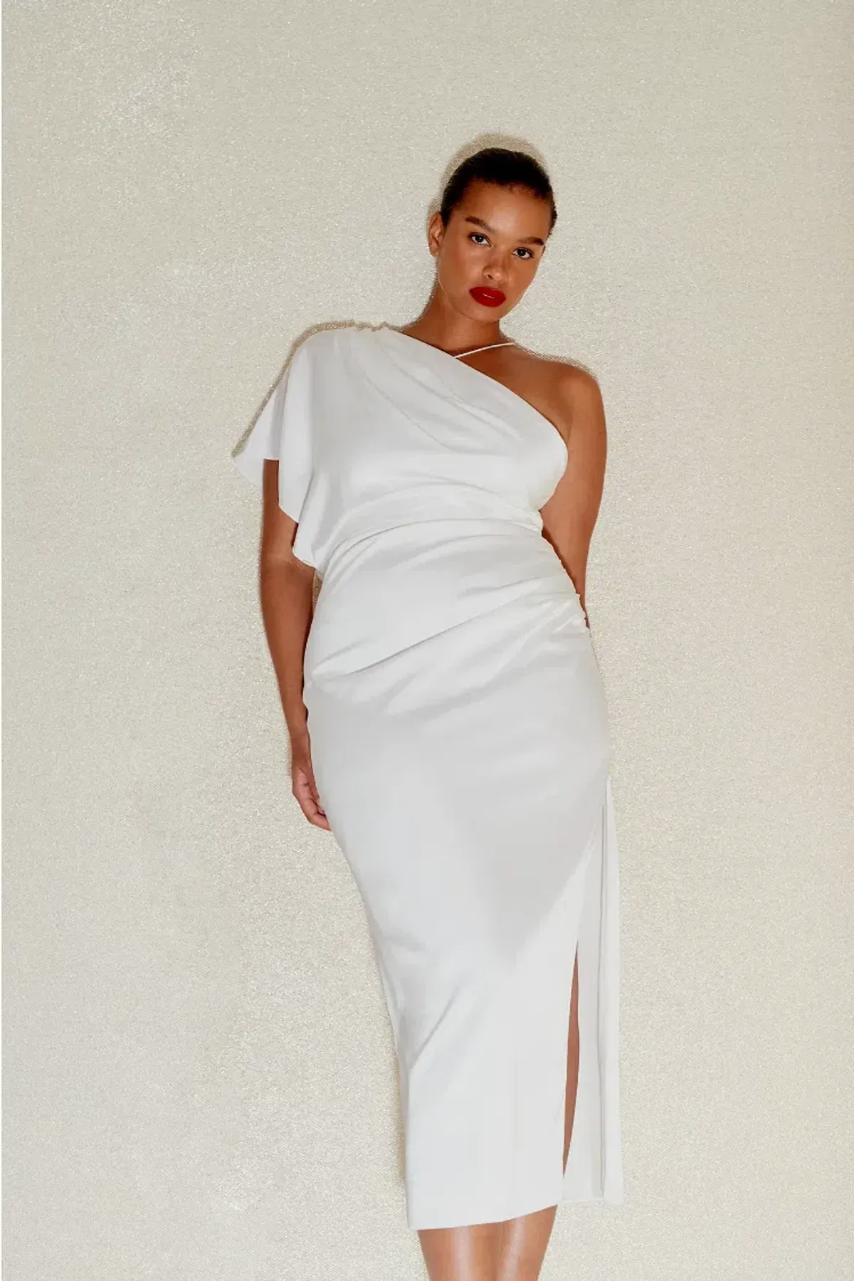 Manning Cartell Heat Asymmetric Dress White Size 10  - Image 5