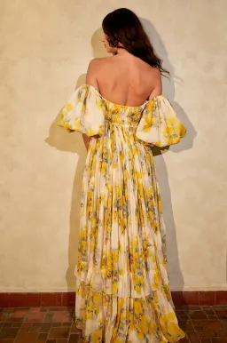 Rooh Collective Poppy Maxi Dress Zephyr Print Size 10 for rent on The Volte - image 2