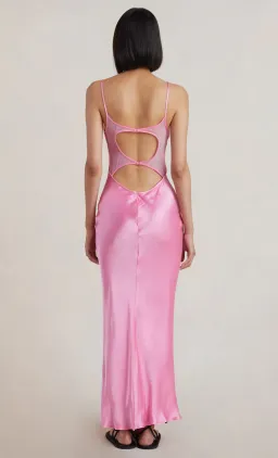 Bec & Bridge Malyka Maxi Dress Candy Pink Size 8 for rent on The Volte - image 3