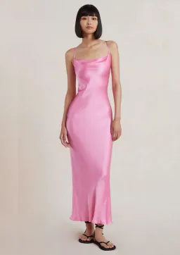 Bec & Bridge Malyka Maxi Dress Candy Pink Size 8 for rent on The Volte - image 1