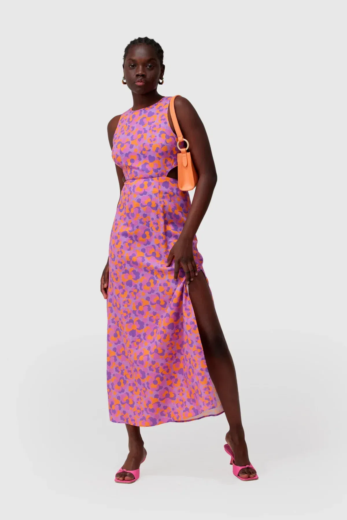 The Wolf Gang Audrey Cut Out Maxi Dress Tropics Size 10 - Image 2