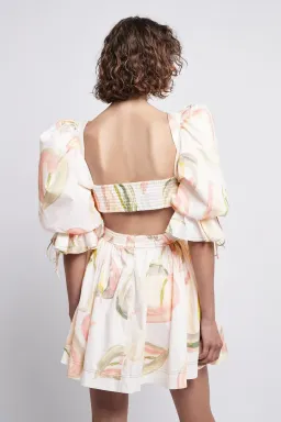 Aje Imprint Mini Dress Print Size 6 for rent on The Volte - image 2