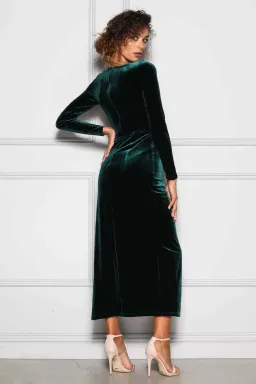 Elle Zeitoune Corrine Dress Green Size 8  for rent on The Volte - image 4