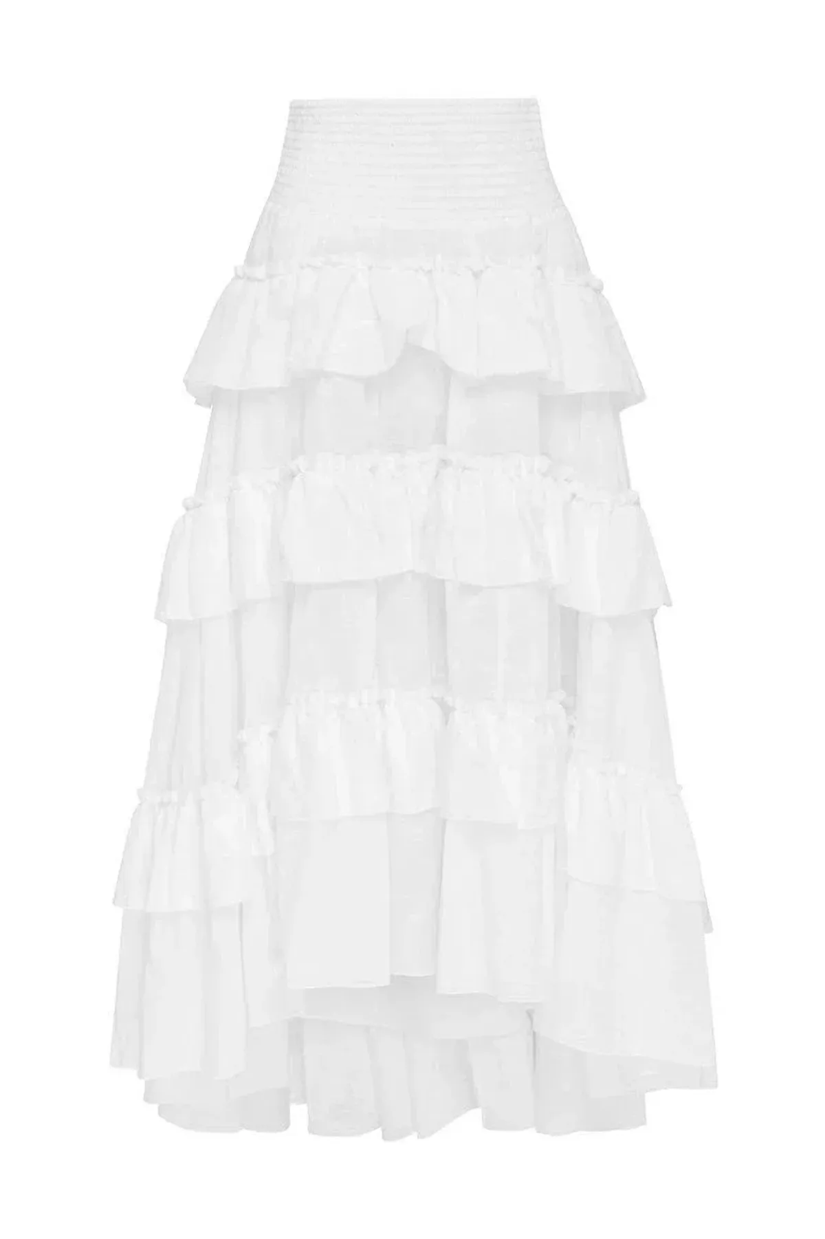 Aje Cotton El Paso Skirt White Size 6 - Image 3