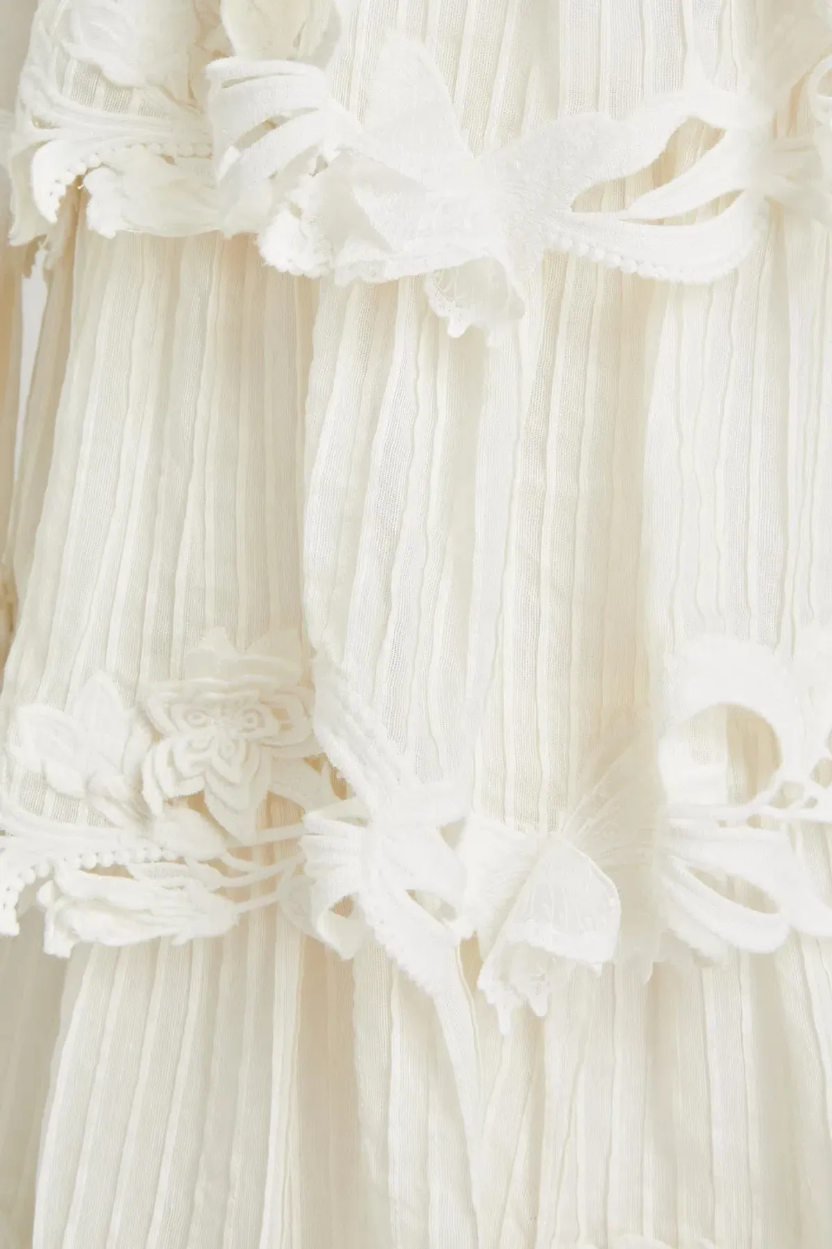 Zimmermann Luminous Embroidered Gown Natural Size 2 - Image 4