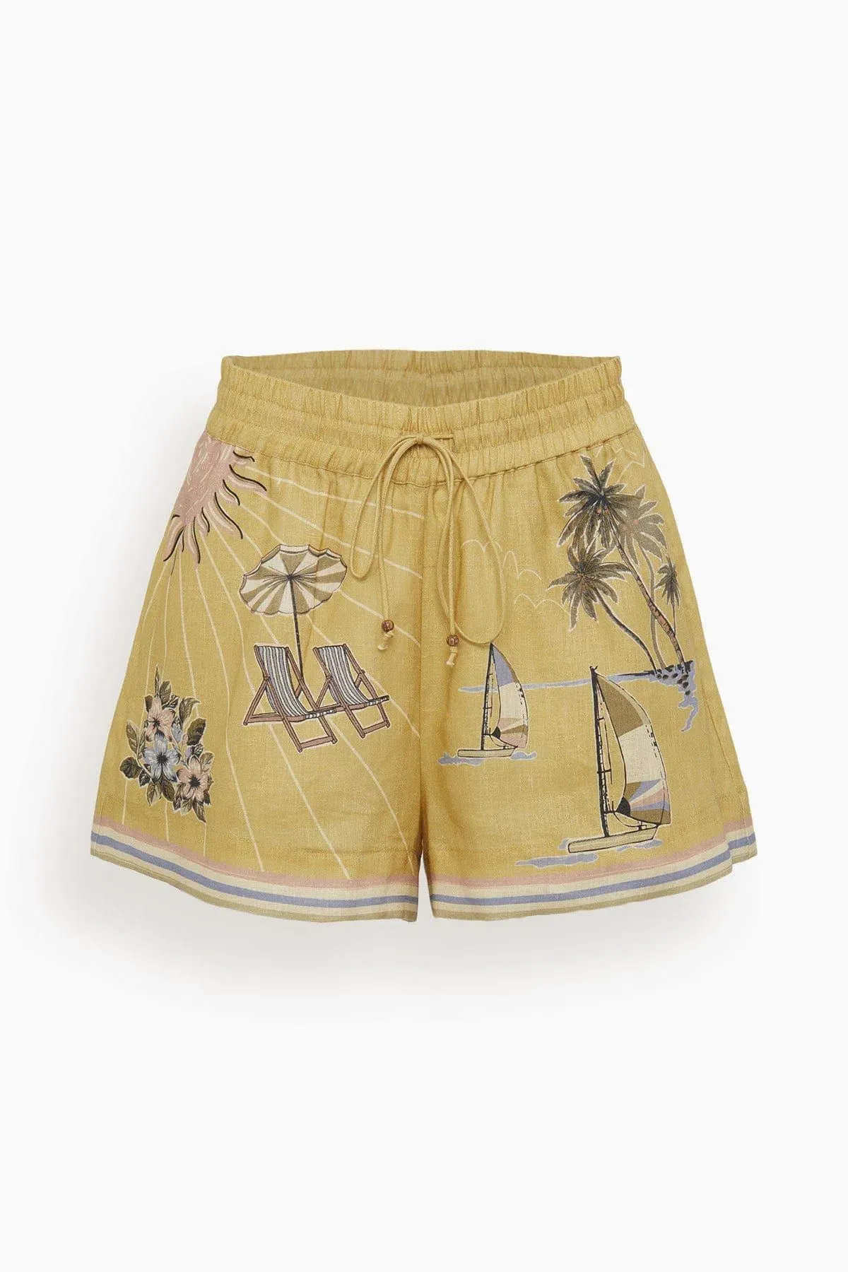 Alemais Sunset Shades Short in Sand Size AU 8  - Image 2