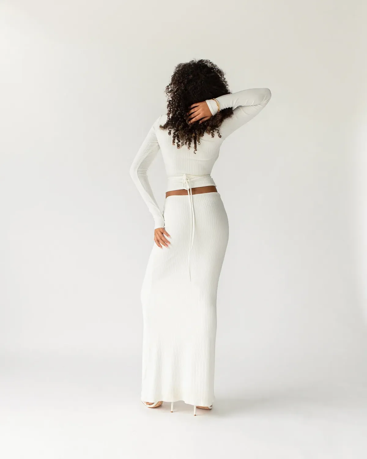 Arcina Ori Aston Maxi Dress White Size 6 - Image 4
