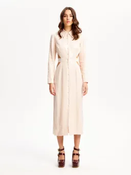 Alice McCall Night Sky Trench Dress Chai Latte Size 6 for rent on The Volte - image 1