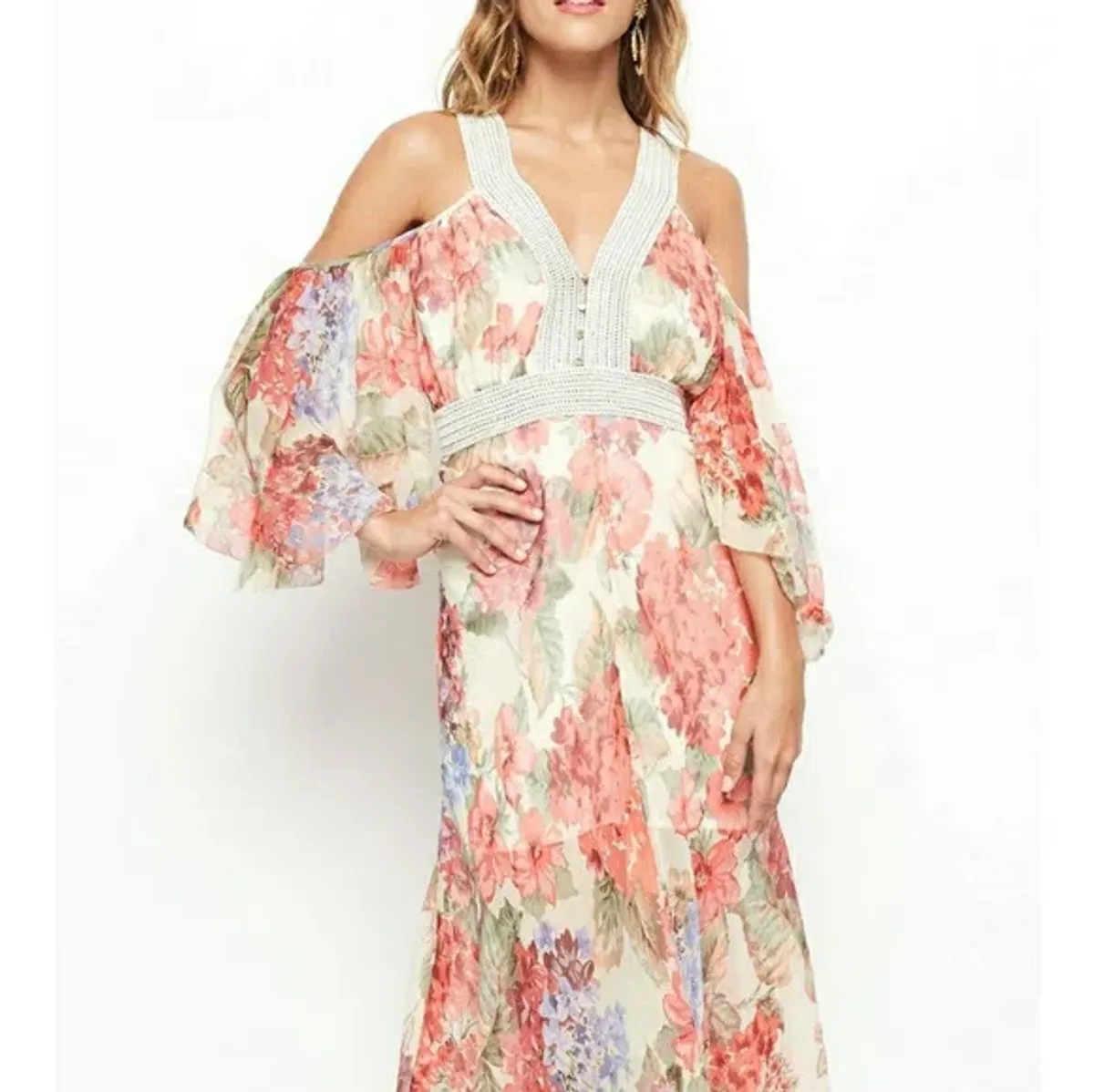 Alice McCall The Dreamer Midi Dress Morning Floral Size 6 - Image 1