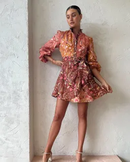 Kate Ford Matien Wrap Dress in Multi Size 1 for rent on The Volte - image 1