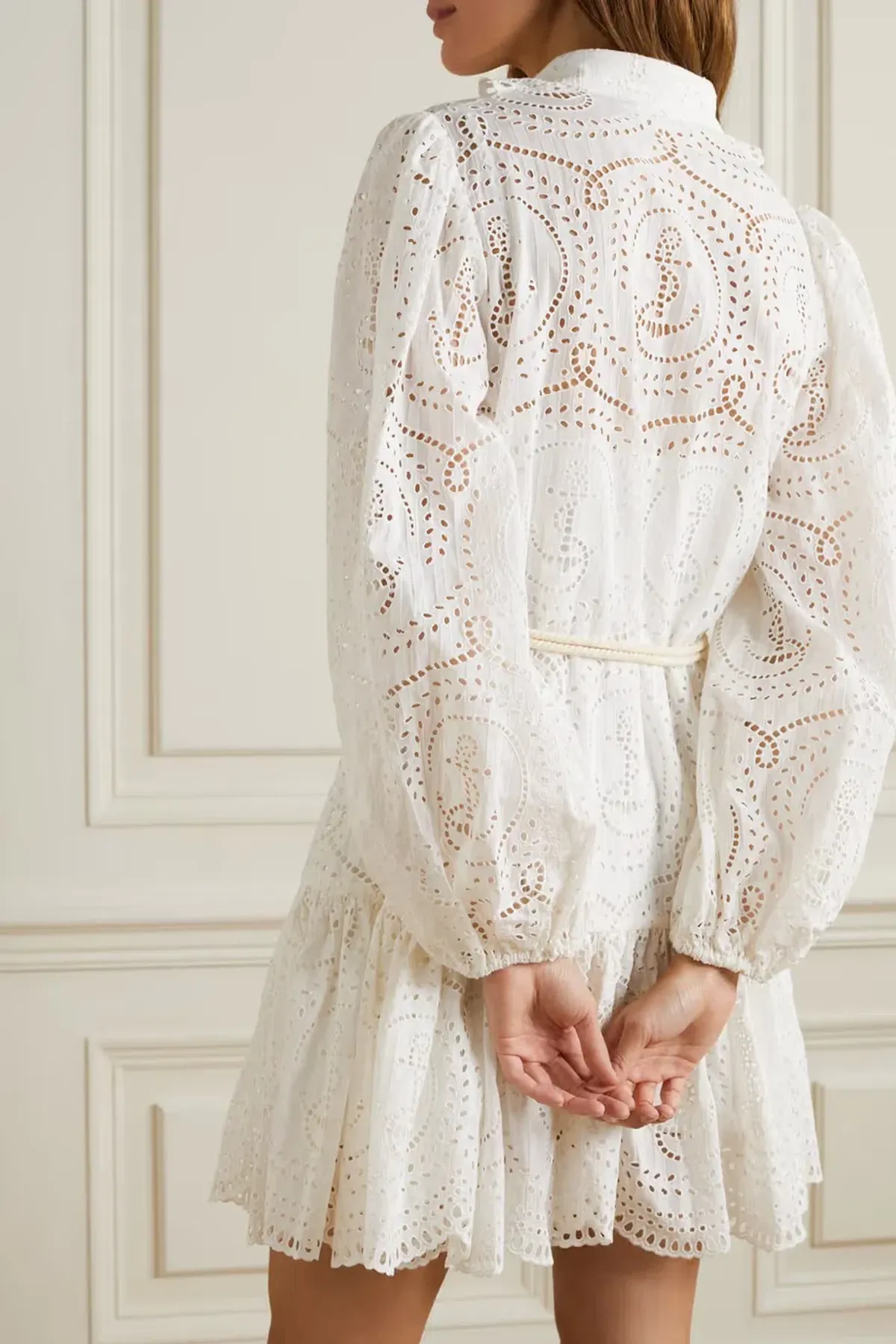 Zimmermann Moonshine Anchor Dress Ivory Size 1 / Au 10 - Image 3
