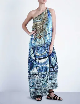 Camilla Power Of Prayer Drawstring Dress Print One Size for rent on The Volte - image 3