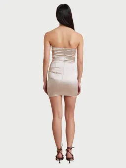 Bec & Bridge Heather Mini Dress Champange Cream Size 8  for rent on The Volte - image 3