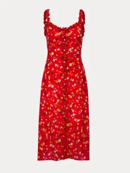 Realisation The Juliet Dress Rouge Fleur Size XS for rent on The Volte - image 3
