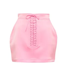 Alex Perry Dane Bra Top  & Spence Mini Skirt Set Pink Size 6 for rent on The Volte - image 3