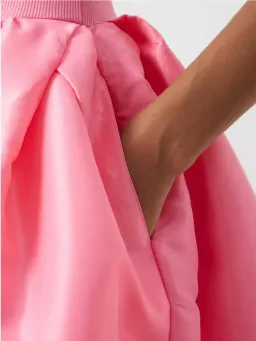 Marques' Almeida Taffeta-skirt organic cotton-blend midi dress Pink Size XS / AU 6 for rent on The Volte - image 7