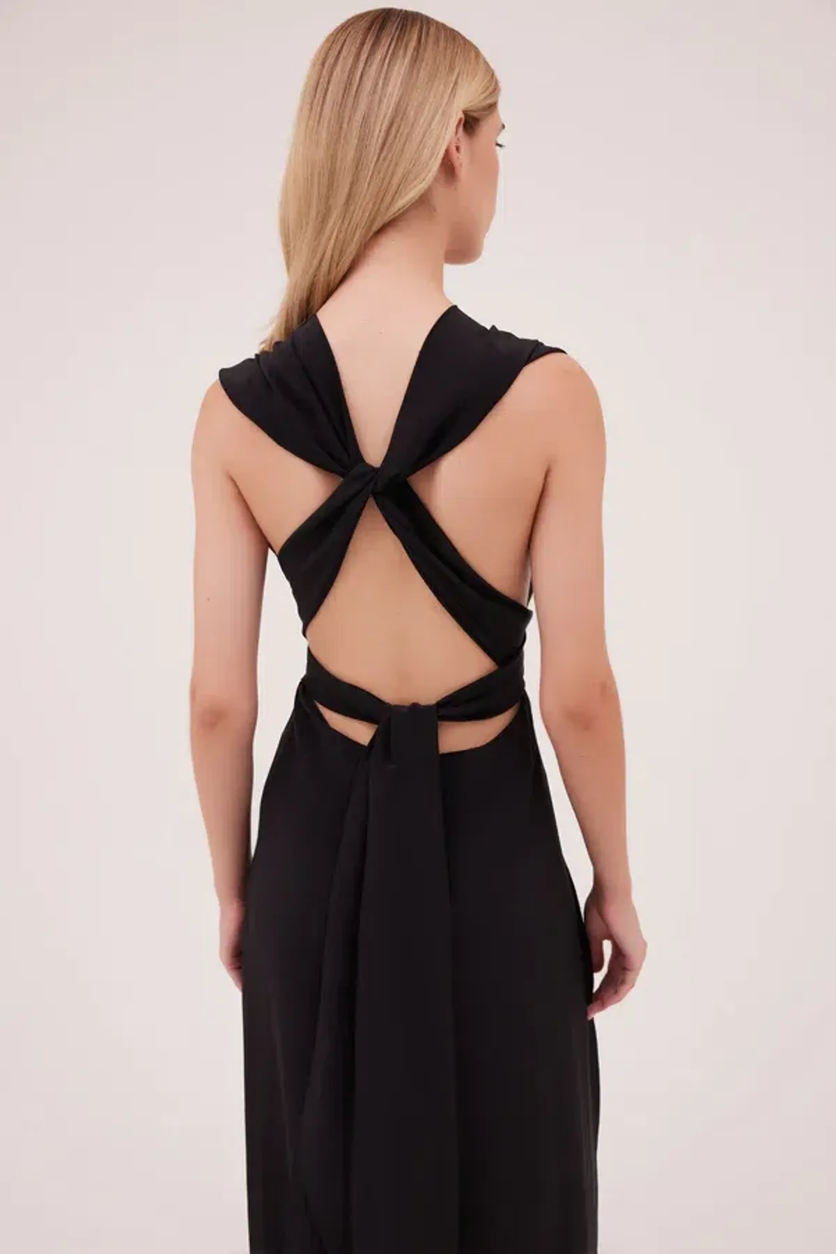 Bianca Spender Silk CDC Ascendent Gown Black Size 12 - Image 3