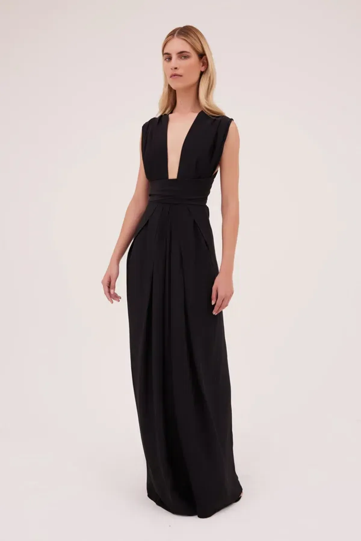 Bianca Spender Silk CDC Ascendent Gown Black Size 12 - Image 2