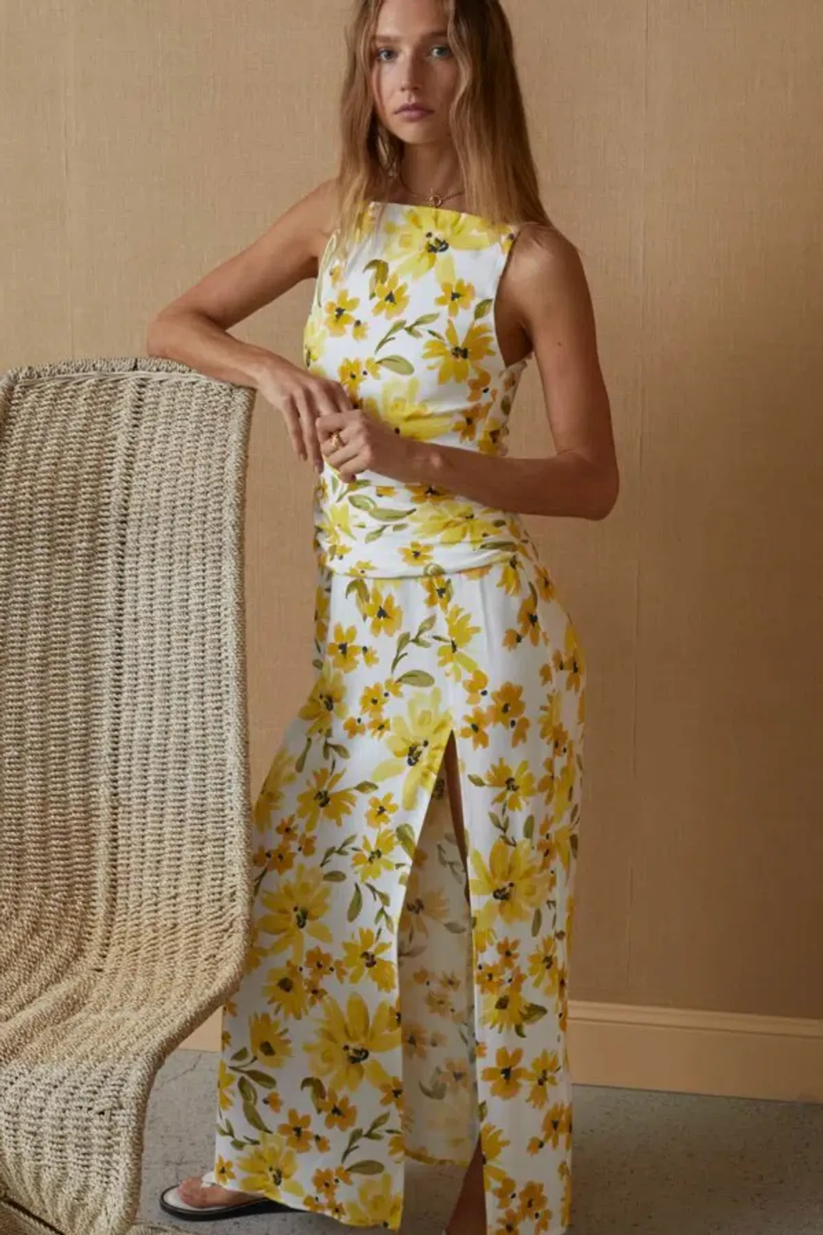 Bec & Bridge Daphne Maxi Dress Floral Size 8 - Image 4