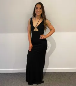 Bec & Bridge Adele Maxi Dress Black Size 10 for rent on The Volte - image 5