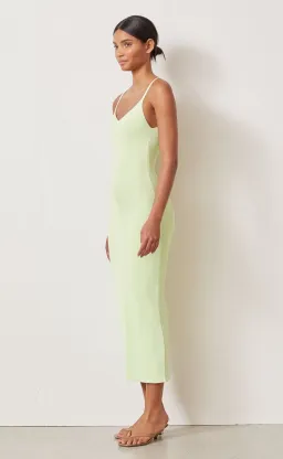 Bec & Bridge Citrus Club Knit Midi Dress Green Size 6 for rent on The Volte - image 2