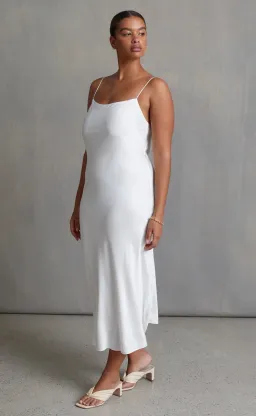Bec & Bridge Classic Midi Dress White Size 12 for rent on The Volte - image 2