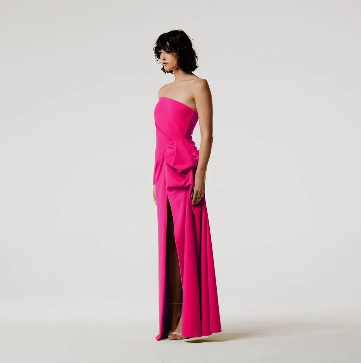Meraki Knox Drape Gown Pink Size 8 - Image 6