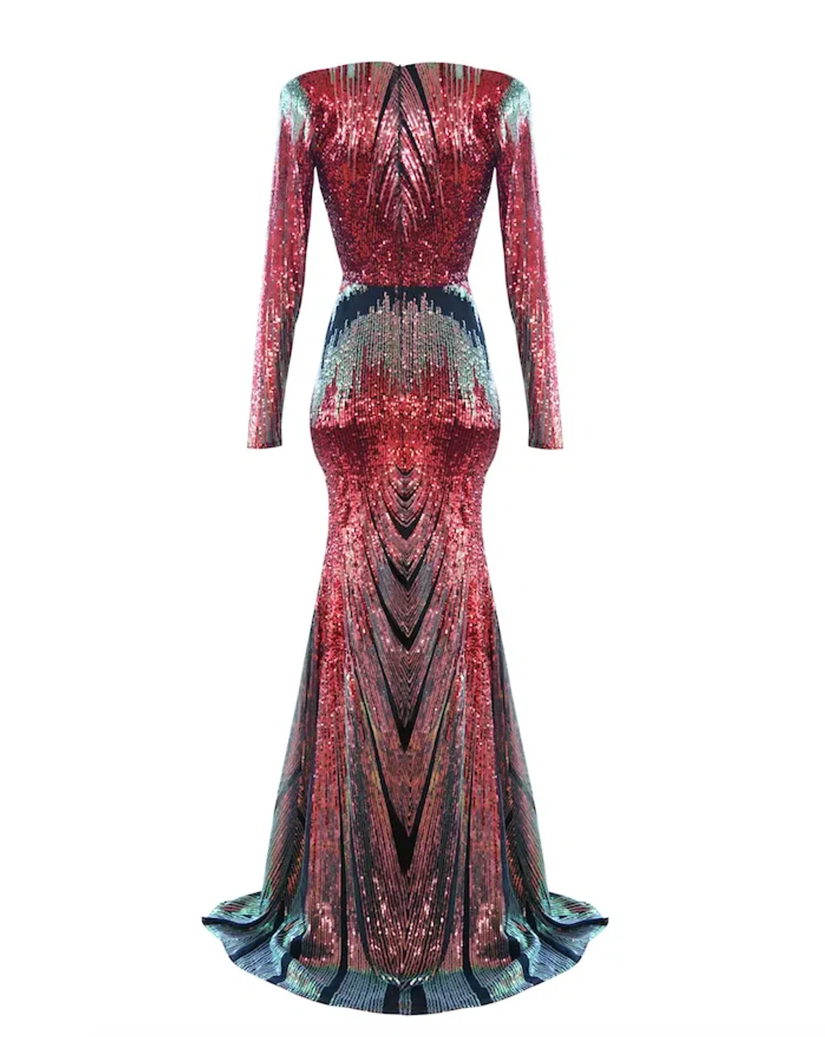 Meraki Phoenix Sequin Gown Size 8 - Image 6