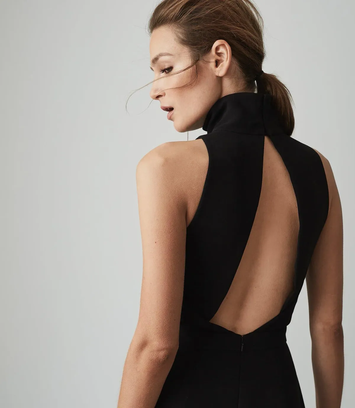 Reiss Dori Jumpsuit Black Size 6 - Image 3