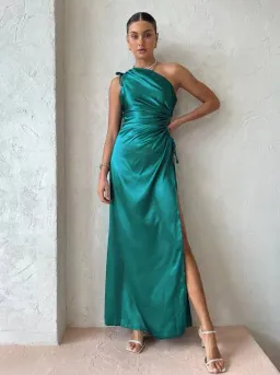 Sonya Moda Nour Maxi Dress Emerald Size 6 for rent on The Volte - image 1