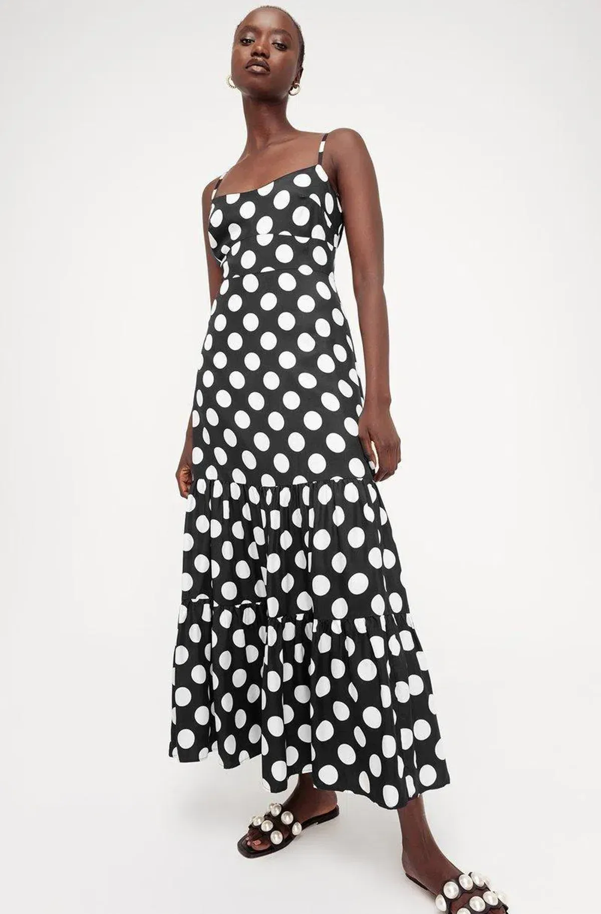 Sheike Misha Spot Dress Print Size 14  - Image 2