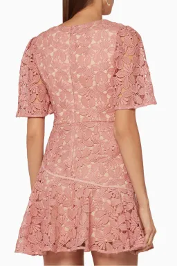 Talulah Flourish Mini Dress Pink Size S for rent on The Volte - image 3