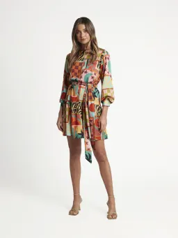 Sheike Wonderland Dress Print Size 6 for rent on The Volte - image 1