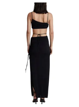 Bec & Bridge Dilkon Maxi Dress Black Size  AU 6 for rent on The Volte - image 3