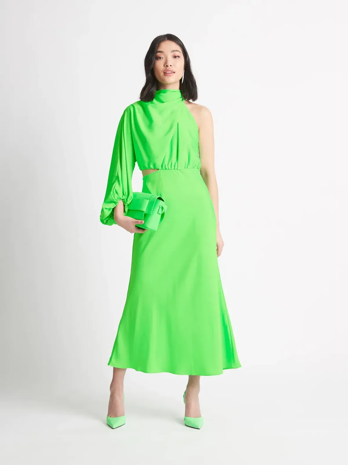 Sheike Olivia Maxi Dress Green Size 8 - Image 2