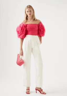 Aje Armour Bubble Top Pink Size 8 for rent on The Volte - image 1