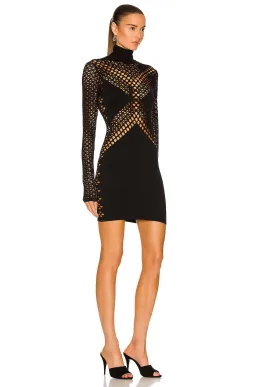 Dion Lee Seamless Tube Mini Dress Black Size 8  for rent on The Volte - image 2